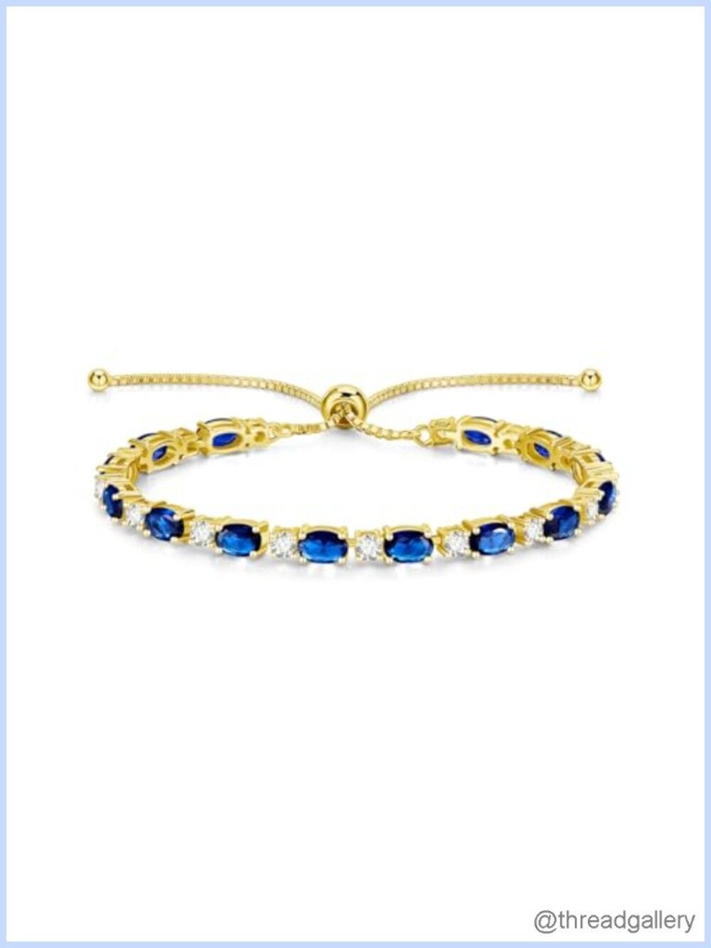 14k Gold Plated Sterling Silver Adjustable Bolo Bracelet